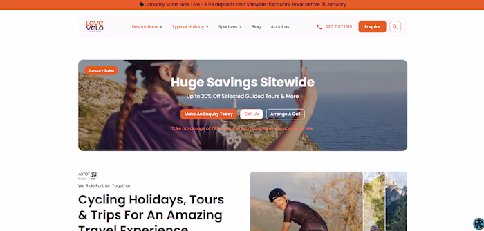 Cycling Adventure Planning for Love Velo