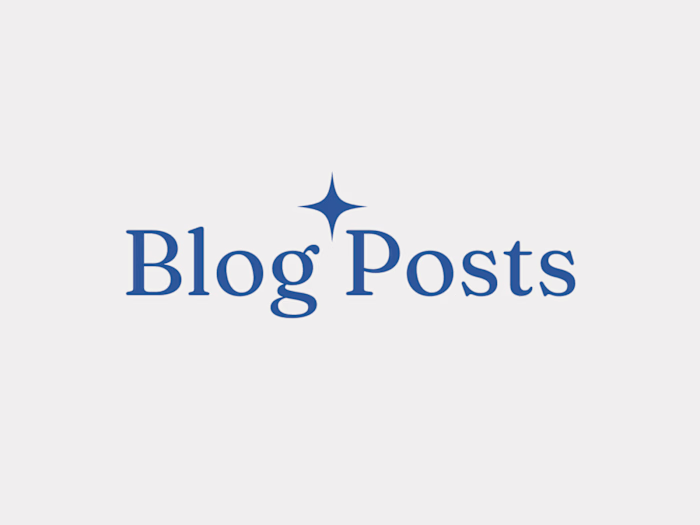 Blog Posts