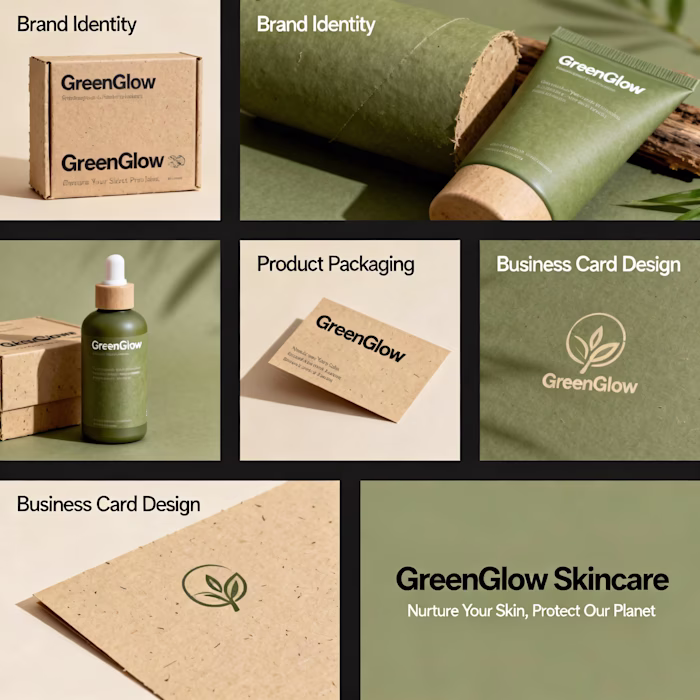 "Just finished a complete branding project for GreenGlow Ski...