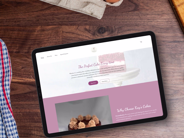 Bakery Website Re-Design