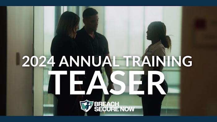 Breach Secure Now 2024 Annual Training TEASER 