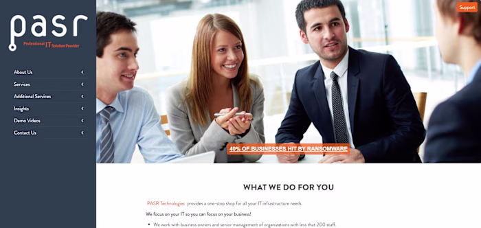 PASR.net - Wordpress Site