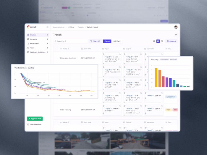 Comet ML Platform UX Redesign