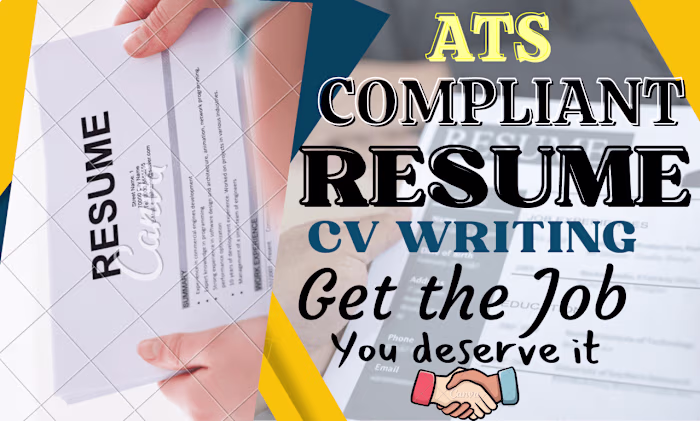 Write & Rewrite ATS Resume, Cover Letter, Linkedin Optimization 