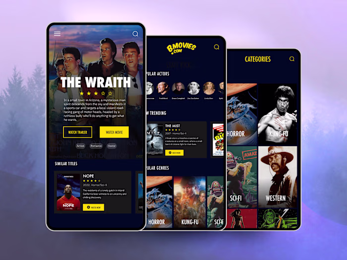App Design for Streaming Service