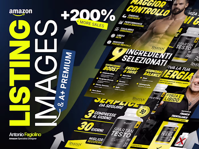 Amazon Listing Images for Fitness Supplement