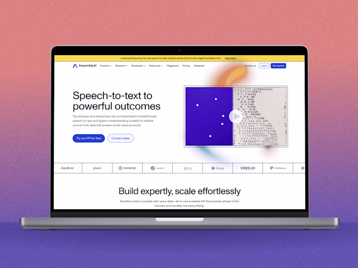 A cohesive brand system for AssemblyAI