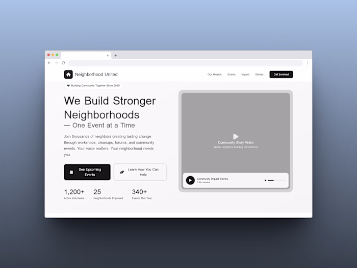Non-Profit Website Lead Funnel

Community Development