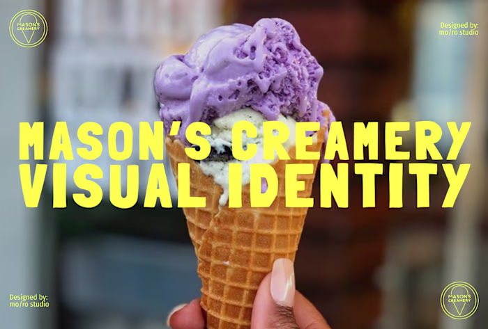 Mason's Creamery - Visual Identity