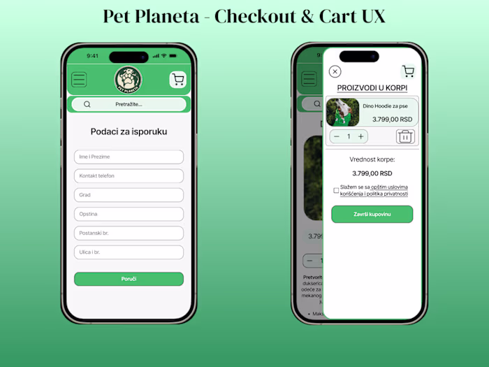 Pet Planeta – Checkout &