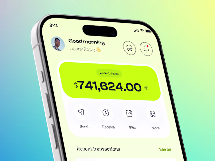 Fintech App Concept Design