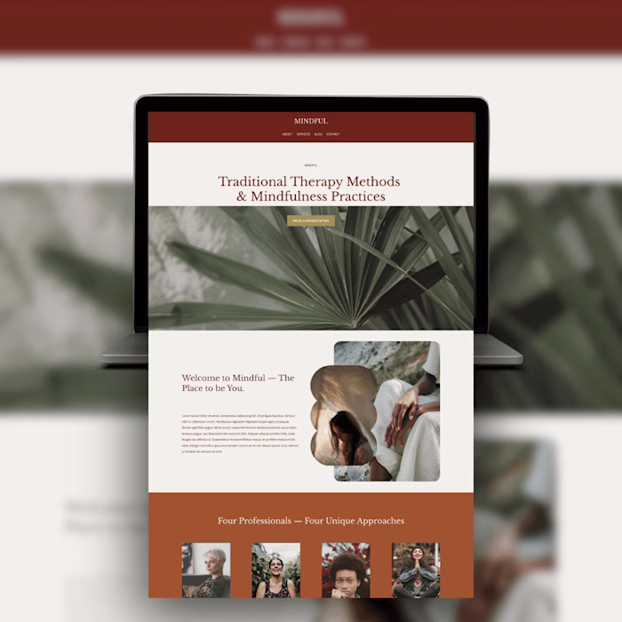 Minful Website Template