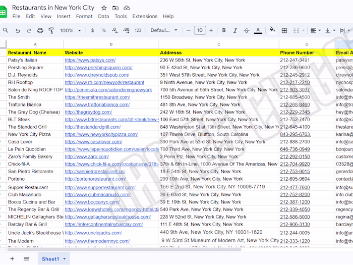 Web research, Lead Generation