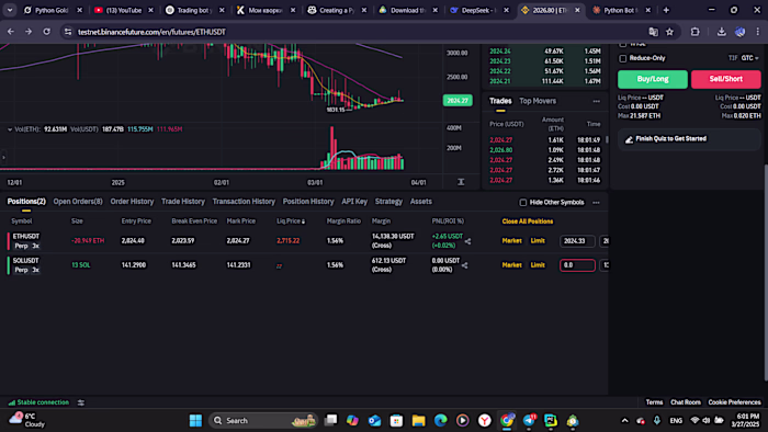 AI-Powered Crypto & Stock Trading Bot 