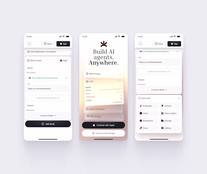 AI agent builder 100+ screens across 4 weeks