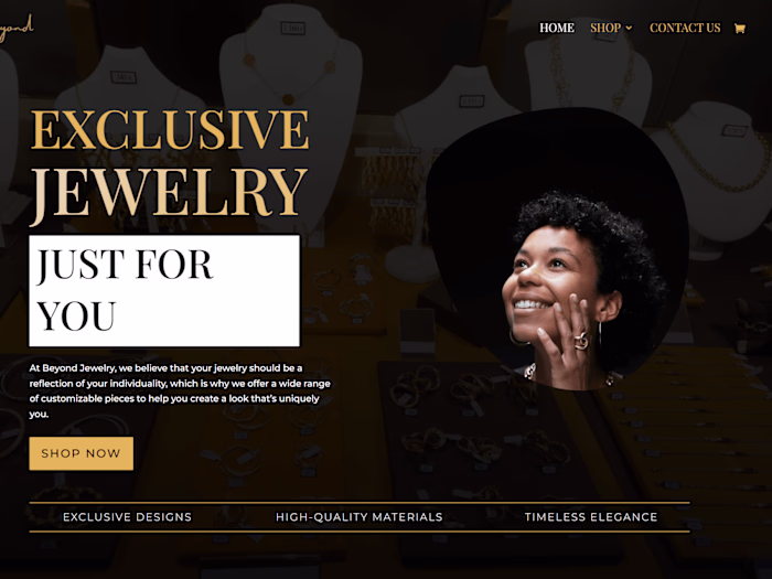 Created an Online Shop for the Ghanaian Market - Beyond Jewelry