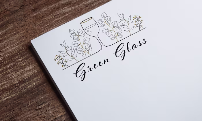Green Glass - Logo, Branding, & Flyer