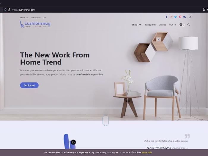 E-Comm. website for client - CS