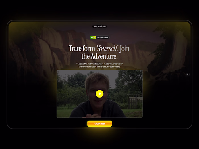 One Page VSL Development for Skool