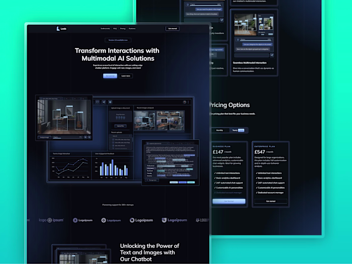 SaaS Landing Page Design and Framer Implementation