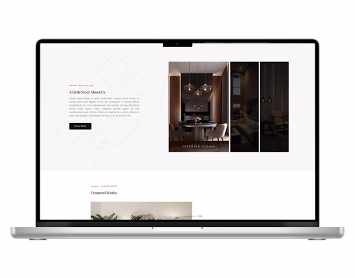 Interior Design & Architecture Website :: Behance