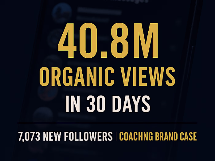 40.8M Organic Views | 7,073 new Followers in 30 Days (June 2025)