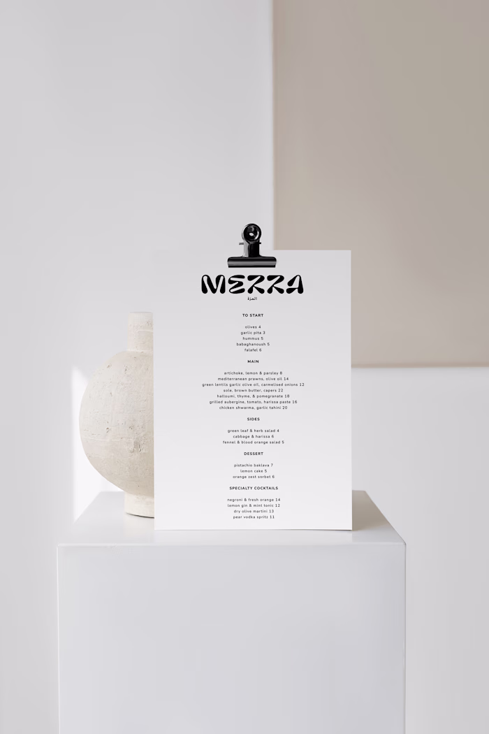 Mezza | Middle Eastern Restaurant :: Behance