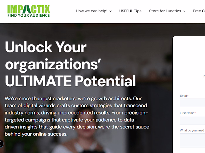 Impactix, Helping the helpers