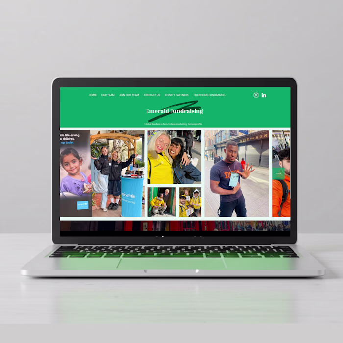 Wix Fundraising Website Design