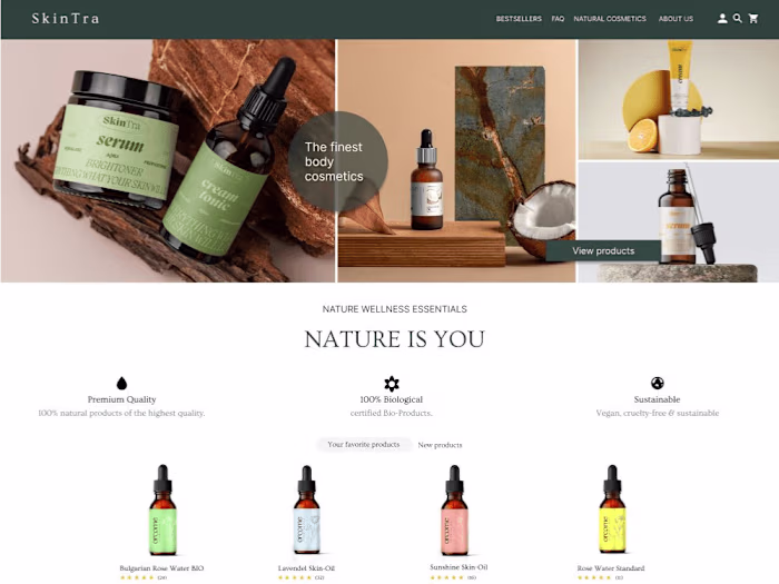 Cosmetics Brand Shop Redesign