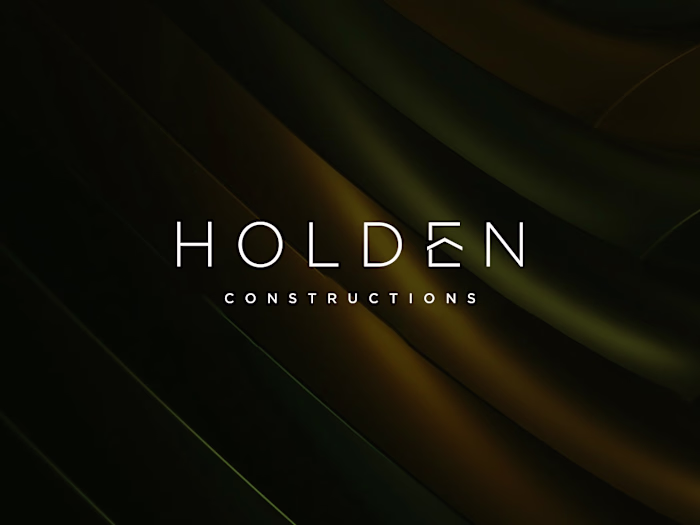 Holden Constructions Logo and Brand Identity Design