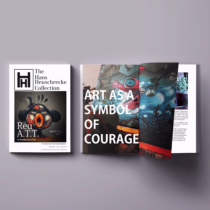 Graphic Design for Art Magazine Layout
