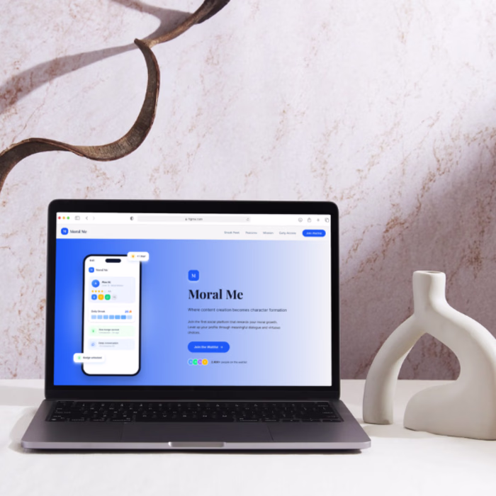 Moral Me — Unsolicited Redesign
Same