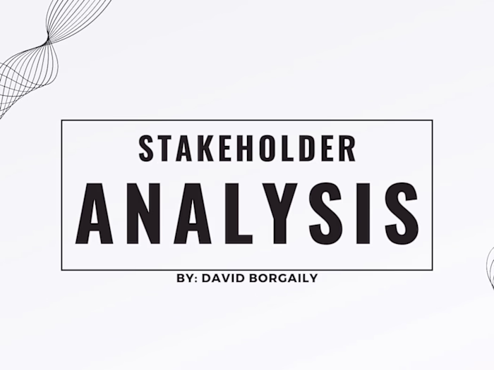 Stakeholder Analysis