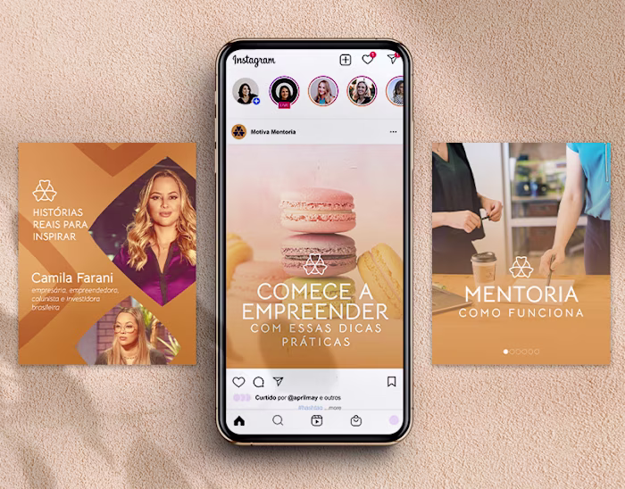 Social Media Design - Motiva Mentoria