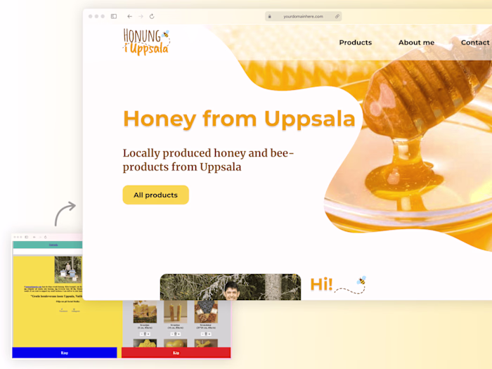 Website redesign + some e-commerce