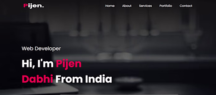 Professional portfolio website