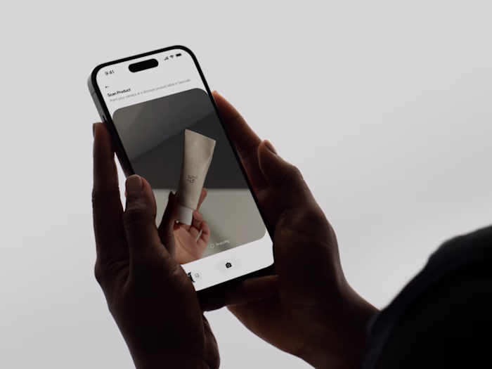 Skincare Product Scan - Camera