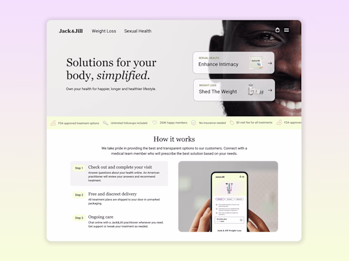 Jack&Jill - Framer website