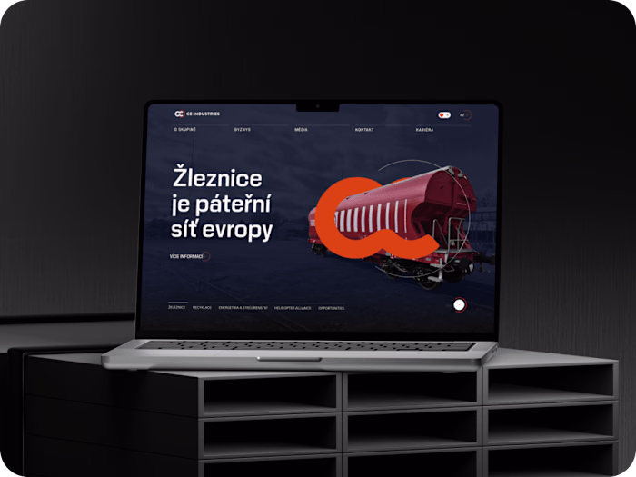 UX/UI Design for an Industrial Holding Company