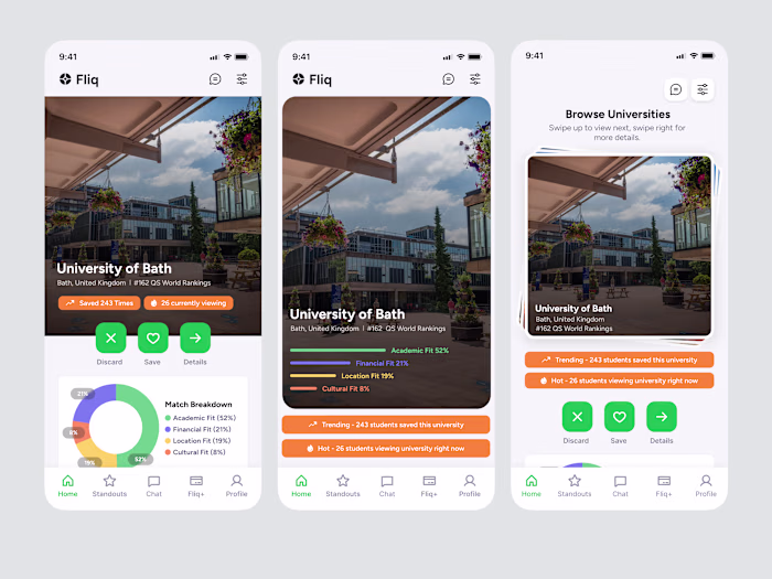 FLIQ - Mobile App Design