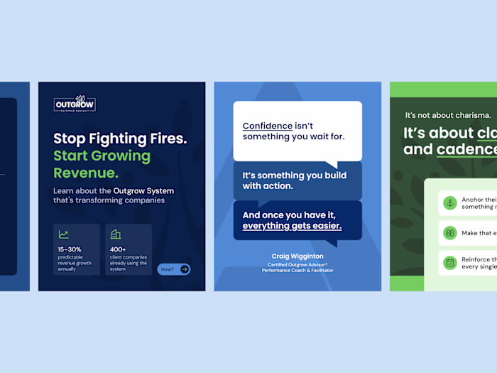 LinkedIn & Blog Visuals for Executive Coach