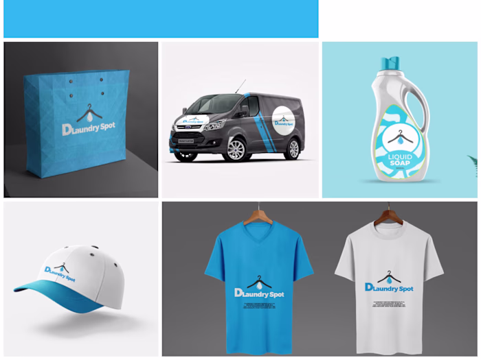 Create a Corporate Brand Identity for a Laundry Brand