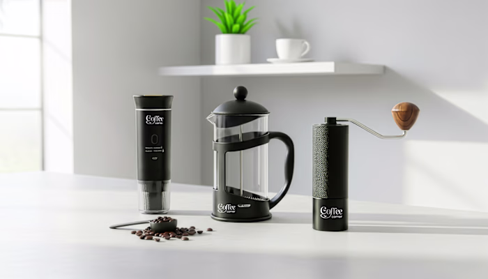Coffee Corner: Hybrid Studio Photography