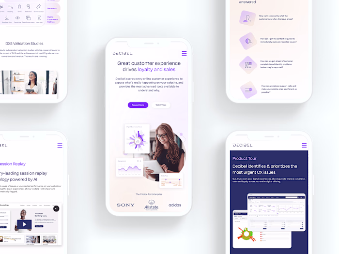 Decibel Website Redesign