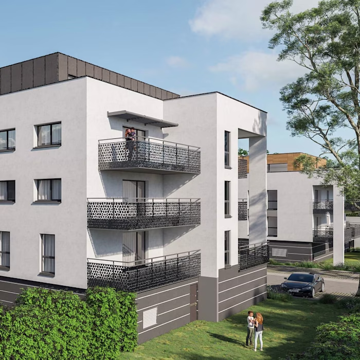 Commercial building exterior renders