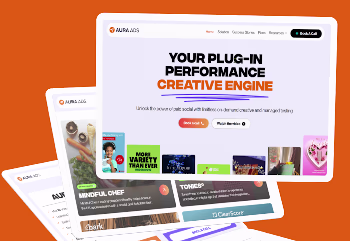 Website Development and Automation for Aura Ads