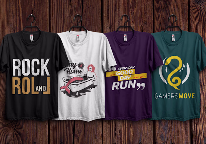Stylish T-Shirt Designs for Music, Fitness & Gaming