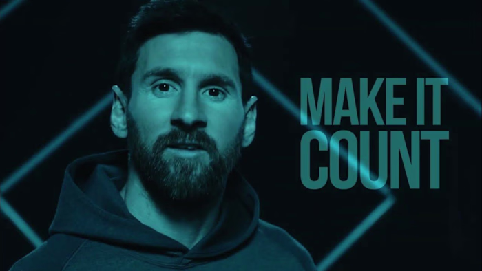 Leo Messi, #MakeitCount (Landing Page & Campaign)