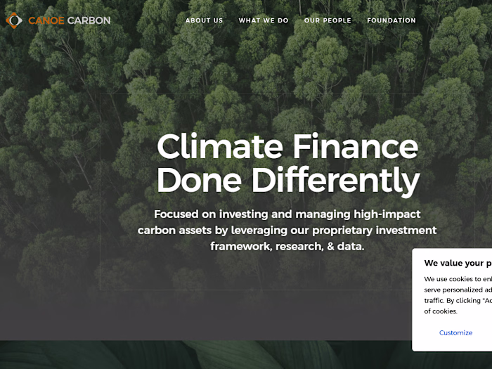 Canoe Carbon - Climate Finance Done Differently